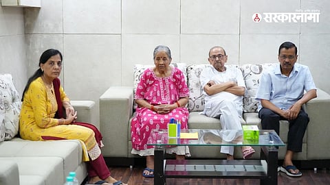 Arvind Kejriwal with Family