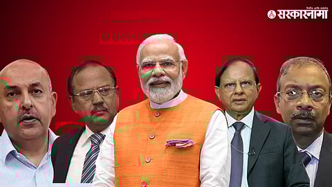 Tarun Kapoor, Ajit Doval, PM Narendra Modi, PK Mishra, Amit Khare