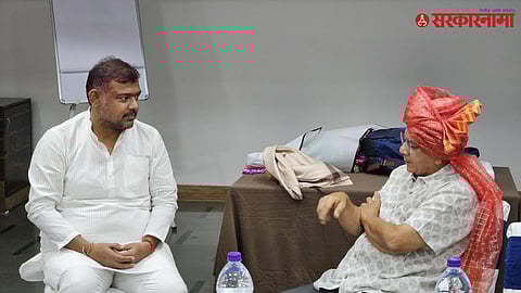 Vishal Patil meet prakash Ambedkar