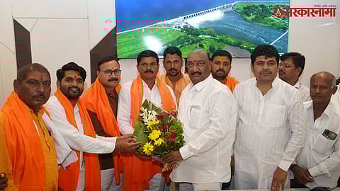 MP Sandipan Bhumre  Bidkin Sarpanch