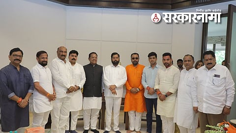 CM Eknath Shinde With MPs