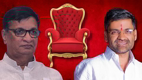 Nilesh Lanke and Balasaheb Thorat