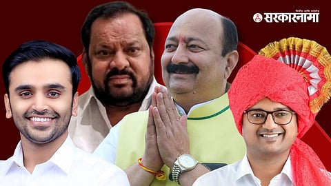 Aniket deshmukh, Shahajibapu Patil, deepak salaunkhe, babasaheb deshmukh