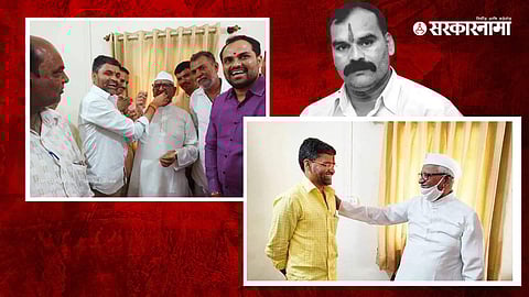 Nilesh Lanke met Anna Hazare