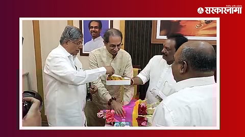 Chandrakant Patil Visit Ambadas Danve Office