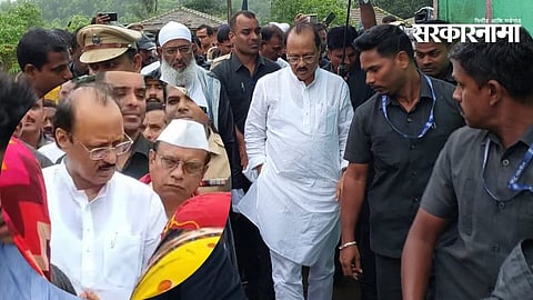 Ajit Pawar Visit Vishalgad