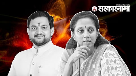 Sunil Shelke, Supriya Sule