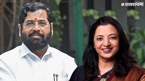 Manisha Kayande and Eknath Shinde