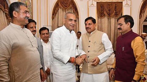 Ramniwas Rawat with CM Mohan Yadav