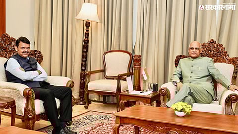 Devendra Fadnavis and Ramesh Bais
