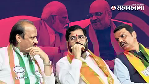 Ajit Pawar, Eknath Shinde, Devendra Fadnavis