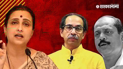 Chitra Wagh, Uddhav Thackeray, Sachin Waze