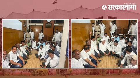 Uddhav Nimse & Farmers agitation at NMC