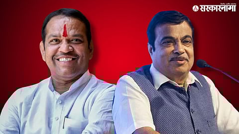 Shrirang Barne, Nitin Gadkari