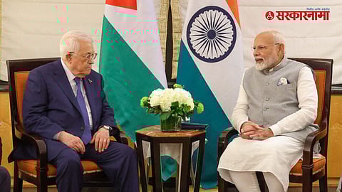 PM Modi Meets Palestinian President