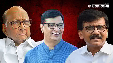 Sharad Pawar, Balasaheb Thorat & Sanjay Raut