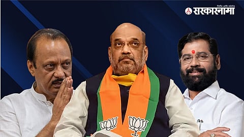 Ajit Pawar, Amit Shah, Eknath Shinde