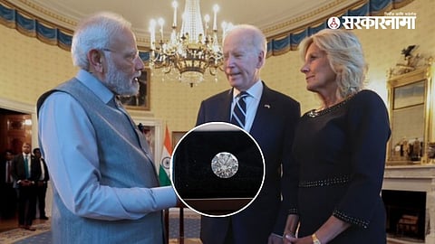 Narendra Modi with Joe Biden and Jill Biden
