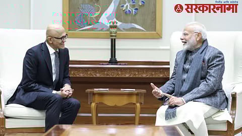 Satya Nadella and Modi