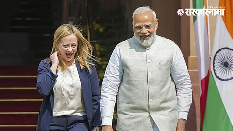 Giorgia Meloni, Narendra Modi