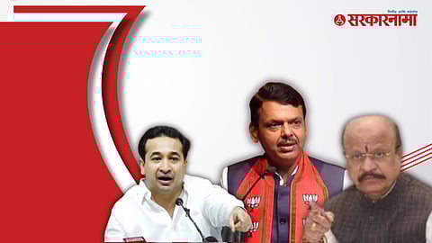 Suresh Khade, Devendra Fadnavis, Nitesh Rane