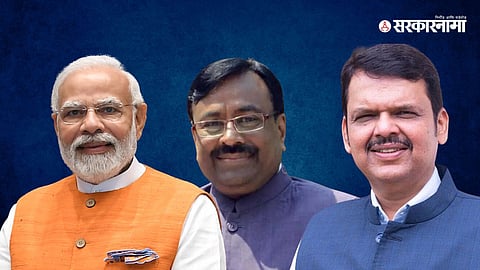 Narendra modi, sudhir mungantivar, devendra fadnavis