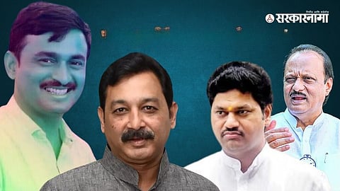 Santosh Deshmukh, Sambhajiraje Chhatrapati, Dhananjay Munde and Ajit Pawar