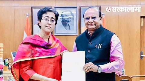 Atishi, VK Saxena