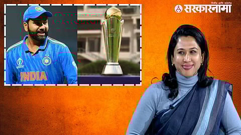 Shama Mohammed and Rohit Sharma