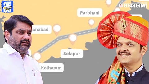 Satej Patil And CM Fadnavis On Shaktipeeth Expressway