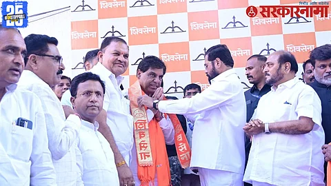 Bhausaheb Patil Chikatgaonkar And Eknath Shinde