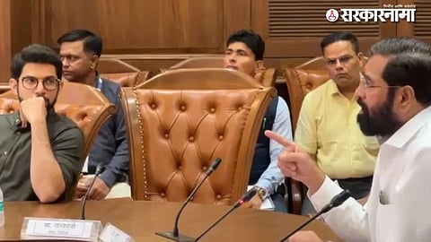 thackreay, shinde meeting