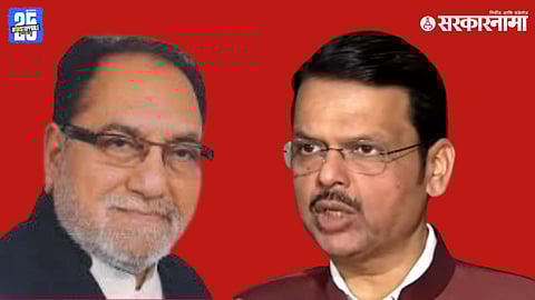 Husain Dalwai & Devendra fadnavis