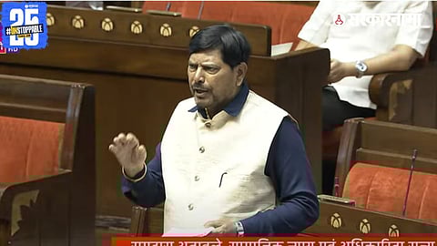Ramdas Athawale in Rajya Sabha