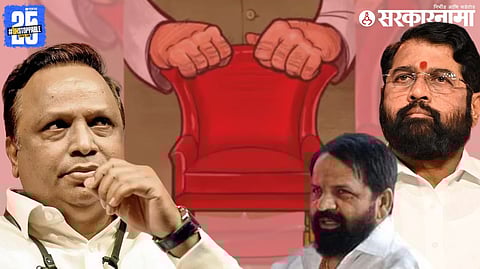 Ashish Shelar Eknath Shinde And Bharat Gogawale on Guardian Minister of Raigad