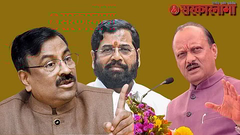 Sudhir Mungantiwar-Eknath Shinde- Ajit Pawar