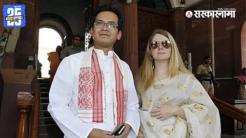 Gaurav Gogoi with Wife