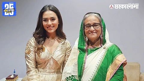 Actress Nusraat Faria, Sheikh Hasina