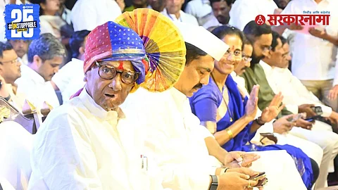 Sharad Pawar delivers a powerful speech during NCP’s Foundation Day, hinting at deeper strategic shifts within the party’s structure.