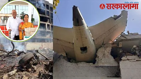 Air India flight Crash-Mahadev Pawar-Asha Pawar