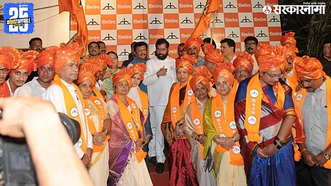 congress, BJP And Tararani leaders joins Eknath Shinde's Shivsena