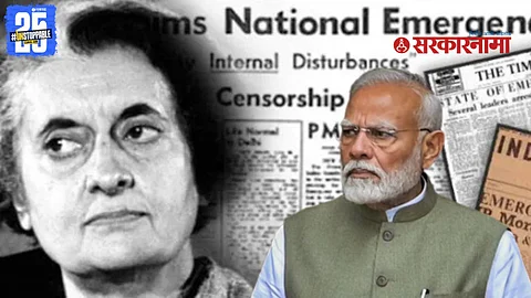 Congress leader Jairam Ramesh accusing the Modi government of imposing an undeclared emergency and threatening India’s democratic structure.