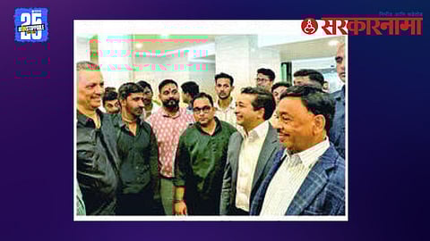 Milind Narvekar and Narayan Rane