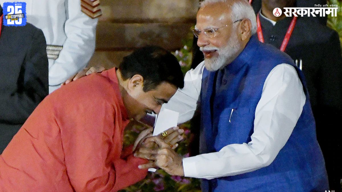 Nitin Gadkari and PM MOdi