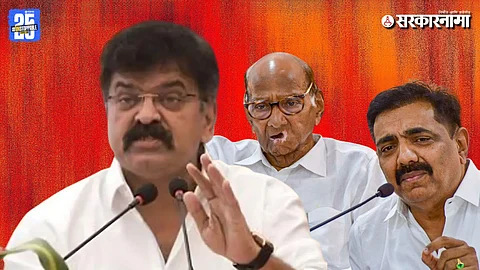 Jayant Patil hands over resignation at NCP event; emotional moment with Jitendra Awhad, in presence of Sharad Pawar and Supriya Sule