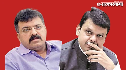 jitendra Avhad, devendra fadnavis