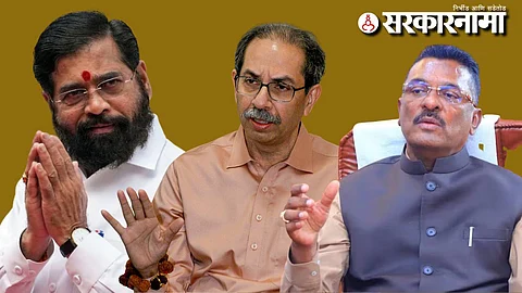 Eknath Shinde-Uddhav Thackeray-Pratap Sarnaik