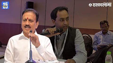 Girish Mahajan, Jalgaon Collector Ayush Prasad