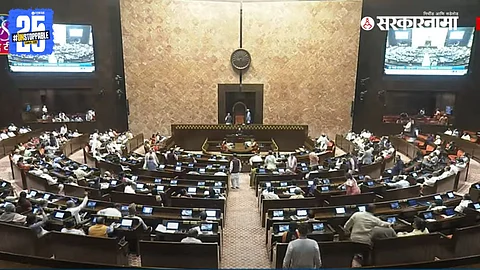 Opposition leader Mallikarjun Kharge accuses CISF and military presence in Rajya Sabha; government leaders Kiren Rijiju and J.P. Nadda refute claims.