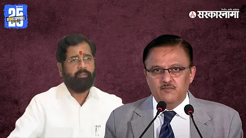 Supreme Court ex-judge Abhay Oak, Eknath Shinde
